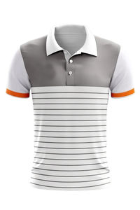 Camiseta de poliéster con estampado de sublimación para hombre, Polo deportivo personalizado de manga corta de secado rápido para Golf - Product Image 5
