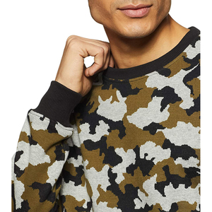 2024 último diseño esencial de alta calidad para hombres sudaderas de cuello redondo estampado personalizado 100% tela polar de algodón invierno sólido - Product Image 5