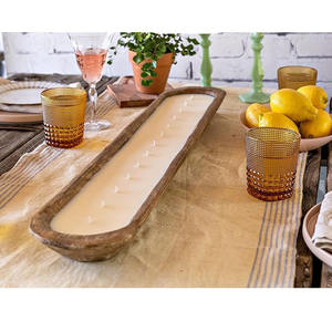 Tall Size <b>Candle</b> Bowl Soy <b>Candle</b> Bowl Natural Finished for Home Decoration Wedding Tabletop Decorate at Acceptable Prices - Product Image 1