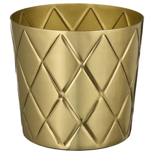 Cubetas de Hielo de Latón Macizo de Lujo con Acabado Dorado para el Hogar, Eventos, Fiestas, Bares, Enfriador de Vino con Asas de Anillo - Product Image 2