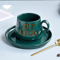 Mug à café en céramique à motif personnalisé, tasse à thé mate de 280 ml pour le bureau et la maison, compatible lave-vaisselle et micro-ondes