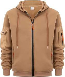 Sweat à capuche en laine de luxe haut de gamme personnalisé pour hommes et femmes, lourd, de haute qualité, technique de broderie tendance pour l'hiver - Product Image 3