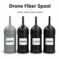 Bobine de fibre optique G657A2 pour drone, 5KM 10KM 15KM 20KM 25KM 30KM 40KM 50KM 60KM, câble de fibre optique pour signal longue distance FPV UAV
