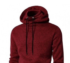 Sweats à capuche en molleton de coton de grande taille de haute qualité avec logo personnalisé Streetwear XS col à capuche à imprimé solide pour l'hiver - Product Image 5