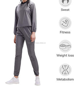Venta caliente PVC Sauna Sweat Suit para entrenamiento en casa Niños Fitness Pérdida de peso-Top Ejercicio Gear - Product Image 2