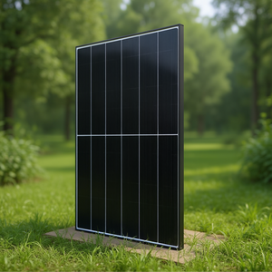 แผงโซลาร์เซลล์โมโนคริสตัลไลน์สีดำบนพื้นขาว Panasonic Evervolt EVPV410H 410W - Product Image 3