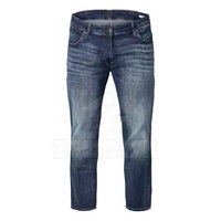 Nouveau Jean en Denim Coton Uni Décontracté Coupe Droite Respirant pour Homme, Lavage Moyen, Taille Mi-Haute, Printemps-Été-Automne