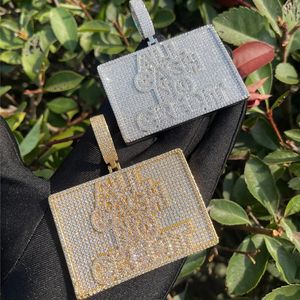 Pendentif Lettre Personnalisable en Argent 925 Plaqué Or 14K avec Moissanite Micro-Pavée de 3 Pouces Clarté VVS1, Style Hip Hop pour Homme, Idéal au Quotidien - Product Image 5
