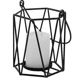 Top Selling Design Decoration <b>Metal</b> <b>Candle</b> <b>Holder</b> Customized <b>Black</b> Color Finished <b>Metal</b> <b>Candle</b> Stand for Christmas Decoration - Product Image 5