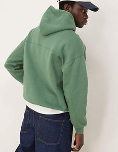 เสื้อฮู้ดดี้ผ้าฟลีซโพลีเอสเตอร์/คอตตอนคุณภาพสูง ทรงปกติ พร้อมกระเป๋าเสื้อ  สำหรับผู้ชาย ฤดูหนาว  มีตัวเลือกปรับแต่งได้ - Product Image 4