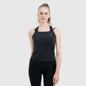 Haut de yoga noir Vital Tank - Product Image 1