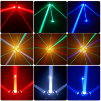 Neue UFO-Raumschiff-LED 4-Augen-Pilz-Laserlicht RGBW & Weiß Disco-Kugel mit Bewegungskopffunktion für Hotel-DJ-Partys