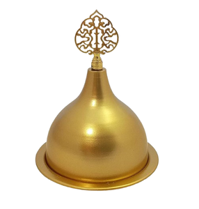 Decoración de Mesa para Ramadán Más Vendida, Base de Acero Inoxidable con Acabado Dorado Pulido y Brillante, Tazón para Dátiles - Product Image 6