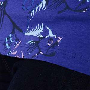 <b>Men</b> T-Shirt Round Neck Summer Casual Printed Short Sleeve Spandex/Polyester Quick Dry Tee Tops - Product Image 5
