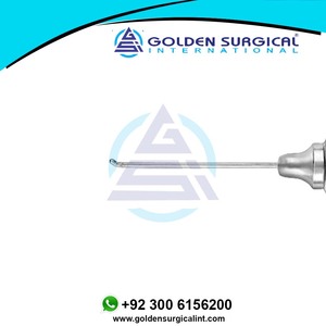 Pulidor de cápsulas quirúrgico Rubman Katzin, cánula, Punta impregnada de carburo, instrumentos quirúrgicos lisos de extremo cerrado - Product Image 4