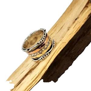 Trendy Design High Quality <b>Spinner</b> Handmade <b>Ring</b> 925 Sterling Silver Jewelry Wholesale Factory Price - Product Image 1