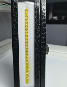 เพชรทรงอัสเชอร์ แฟนซี ยีลโลว์ แล็บโกรน คุณภาพ VVS-VS  แบบเม็ดเดี่ยว สำหรับแหวนหมั้นและเครื่องประดับ - Product Image 6