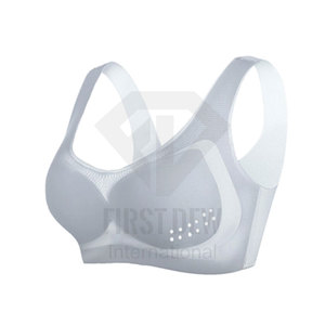 Soutien-gorge de sport pour femmes Nouvel ensemble de fitness sans coutures Qualité supérieure Logo personnalisé Bas prix Bretelles réglables Soutien-gorge de sport respirant pour femmes - Product Image 1