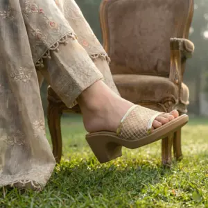 Elegant Festive Wedges <b>Sandals</b> 537 G Heels - Product Image 5