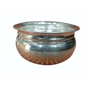 New Silver <b>Metal</b> Serving <b>Bowl</b> with Unique Design for Home Hotel and Restaurant <b>Metal</b> <b>Bowl</b> with Silver Color for Table Ware - Product Image 1