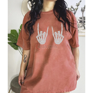 T-shirt de créateur vintage grande taille à col rond personnalisé pour femmes 100% coton coupe ample t-shirt de course d'été surdimensionné pour un mode de vie actif - Product Image 4