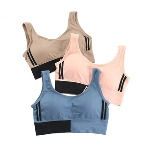 Chaleco deportivo de Yoga para mujer, sujetador Halter ligero Simple con correa, sujetador cruzado sin espalda, sujetadores de Yoga de alto impacto, Sujetador deportivo caliente - Product Image 1