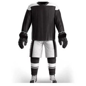 Uniforme de hockey sur glace sur mesure OEM de haute qualité, respirant, antibactérien, 100% polyester, nouvelle arrivée - Product Image 1