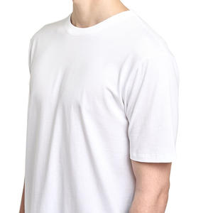 Wholesale OEM Custom Logo Printing Graphic Tshirt 100% Cotton T Shirt for Men <b>Plain</b> <b>White</b> <b>Tee</b> Shirt Custom Blank Men's T-Shirt - Product Image 6