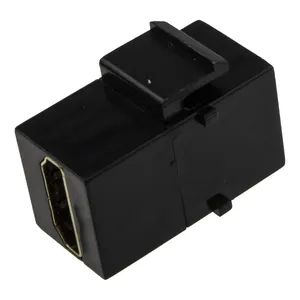 F/F 8K Zwarte High-Definition Multimedia-Interface Vrouw Naar Vrouw Keystone Jack Keystone Coupler