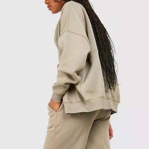 Nouveau hiver Vintage lavage à l'acide 2 en 1 lourd hiver sweat à capuche zippé pour femme 100% coton - Product Image 6