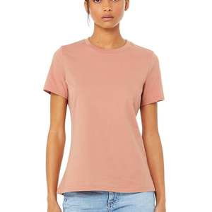 Camisetas Casuales de Mujer en Colores Personalizados, Camisetas de Algodón Transpirables de Secado Rápido, Camisetas Más Vendidas con Logotipo Personalizado - Product Image 1