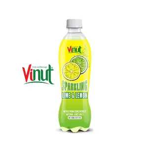 Vinut's 밴드 음료 청량 음료 개인 상표 OEM ODM HALAL BRC에서 레몬 라임 풍미의 신제품 탄산수