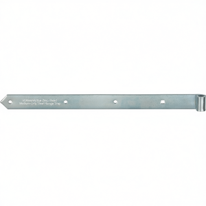 VORMANN Blue Zinc-Plated Medium-Duty Steel Hinge Strap 37mm Width 500mm Length 5mm Thickness Pack Size 10 for Metal Hangers - Product Image 3