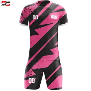 New Unisex Soccer Jersey Set Outdoor Sports Uniform With <b>Shorts</b> for Men and Kids OEM Service Automated Cutting sports wear - Product Image 3