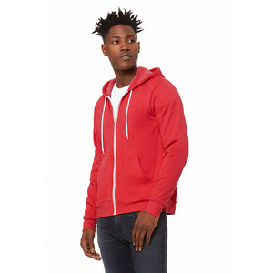 Sweat-shirt à capuche en molleton 100% coton pour homme Veste d'hiver à fermeture éclair complète Design bouffant gaufré Techniques brodées perlées Digital - Product Image 1