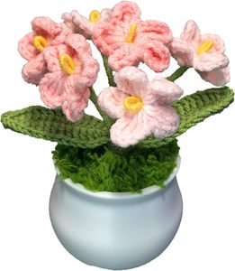 Pots à fleurs au crochet écologiques, tendance et faits à la main avec amour, en laine et coton, par des consignateurs indiens - Product Image 1