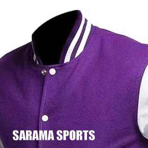 Vestes de baseball pour équipes de lycée, sur mesure, prix de gros, numéros brodés, vestes varsity pour enfants, lettres brodées, pas cher - Product Image 2