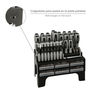 Set di Cacciaviti e Punte di Ricambio da 100 Pezzi con Espositore - Product Image 4