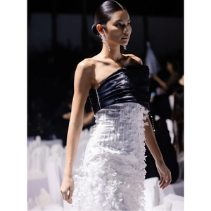 Enzo LEO ชุดเดรสแฟชั่นสำหรับผู้หญิงชุดเดรสหรูหราระบายอากาศได้ดีมีสไตล์ใส่สบายทนทาน - Product Image 5