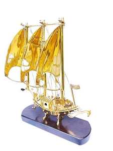 Yate de Lujo Titanic de Latón Antiguo, Pieza Decorativa Náutica Hecha a Mano para el Hogar - Product Image 4