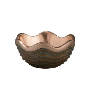 Frutero Diseño de tendencia Cobre Pulido Utensilios de cocina Tazón para mezclar Artículos de hotel y restaurante Vajilla Tazón de comida - Product Image 1