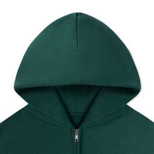Sudaderas con cremallera de lana estilo Streetwear Street Pro Factory Direct Thick Zip Hoodie Venta al por mayor Sudaderas con capucha lisas impresas con pantalla personalizada - Product Image 2