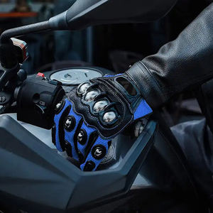 ถุงมือผ้าทอสำหรับผู้ชายถุงมือแข่งรถมอเตอร์ไซด์ระบายอากาศได้ดี - Product Image 6