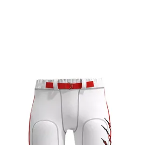 Uniforme de football américain personnalisé Ensemble à manches courtes à séchage rapide avec nom de numéro personnalisé entièrement cousu Caractéristique respirante - Product Image 6