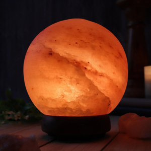 Handcrafted Eco-Friendly USB Operated Himalayan <b>Salt</b> Lamp Multi-Color Glowing Sphere Modern Love Style Carved Home Decor - Product Image 2