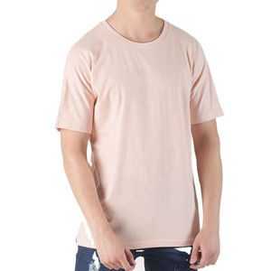 Bon marché, T-shirt uni à épaules tombantes pour homme taille plus, conçu sur mesure pour la vente en gros, coupe ajustée unisexe - Product Image 1
