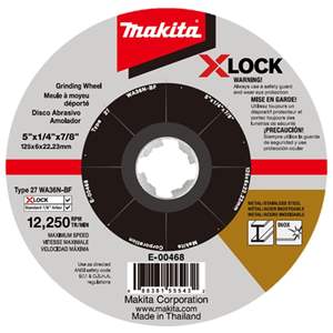 Amoladora Angular Inalámbrica de 40V Max Li-ion XGT de 125mm, Forma de Disco, Baterías y Cargadores No Incluidos - Product Image 1