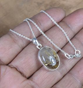 จี้ของขวัญดีไซน์เนอร์สำหรับรูปไข่ของเธอจี้แฟชั่นอัญมณีสีทอง925สเตอร์ลิงเงินอัญมณีเครื่องประดับแฮนด์เมด - Product Image 5