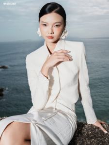 Women'S <b>Long</b> <b>Skirt</b> Cheap Price Back Slit Lissa Midi <b>Skirt</b> Ladies Clothes Cotton Fabric Sustainable Fashion Clothing Exporter - Product Image 3