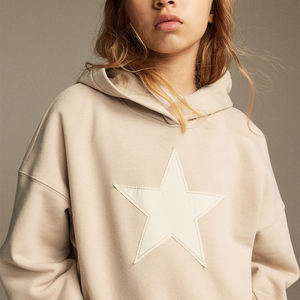 เสื้อมีฮู้ดแขนยาวสำหรับผู้หญิงผ้าถักแบบสวมหัวมีเชือกผูก - Product Image 6